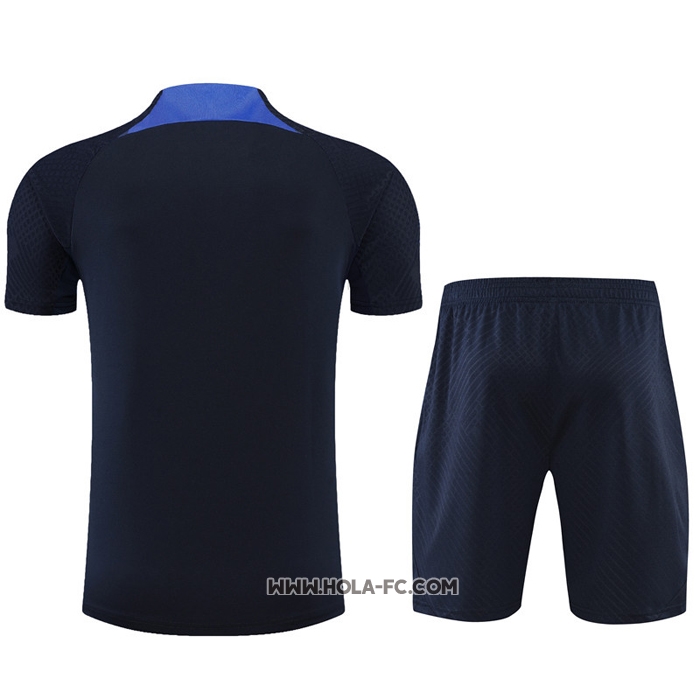 Chandal del Chelsea 2022-2023 Manga Corta Negro - Pantalon Corto